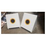 (2) Handcrafted Wooden Game Toss Boxes