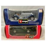 Burago Die-Cast Mercedes SSK & Jaguar XK 120