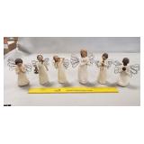 (6) Willow Tree Angel Figurines