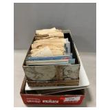 Binder With Victorian-Era Trade Cards, U.S. State