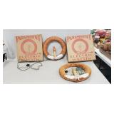 (2) Vintage Paramount Electric Wreaths