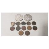 (2) U.S. Eisenhower One Dollar Coins (1972 &