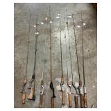 9 Pistol Grip Fishing Rods