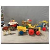 Lot Of Fisher-Price Pull Toys