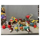 (7) Fisher-Price Pull Toys