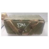 WWII Japanese Ammo Wooden Crate w/ EMPTY Feed