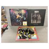 (3) Kiss Vinyl Albums