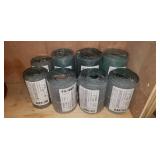 (8) Assorted Rolls Aluminum Oxide Sungold