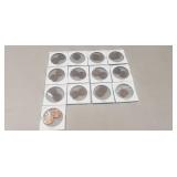 (24) U.S. Wheat Pennies (1909-1951)