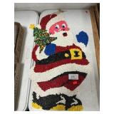 Vintage Popcorn Santa