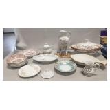 Tray Lot Of Assorted Dishware & More
