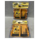 (2) New DeWalt 15 Piece Rapid Load Bit Sets