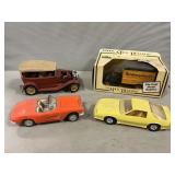 Lot With Ertl Truck, Hubley Model A Roadster,