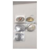 (5) Vintage Belt Buckles