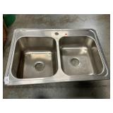 Elkay 3-Hole Drop-In Double Bowl Stainless Steel