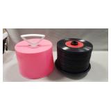 (60) Vintage "45" Records w/ Vintage Plastic