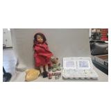 Tray Lot Of Assorted Items Including (18) Golf