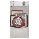 (4) Assorted Framed Wall Hangers