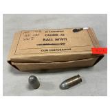 (48) Rounds Of WW I .45 Ball M1911 Ammo