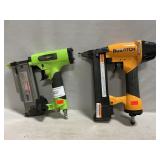 Grex Headless Pinner, Bostitch Narrow Crown