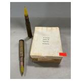 (12) Rounds Of .50 Ammo