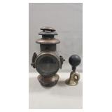 (1)  Antique Dietz Kerosene Driving Lamp (11.5"