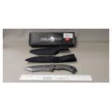 (1) Hoffman Richter Knife w/ (2) Sheaths