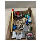 Lot Of Lighters, Letter Opener, Fishing Line