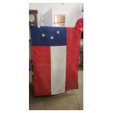 (1) First National Flag w/ Wooden Pole (3