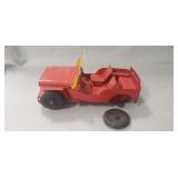 (1) Vintage Marx Pressed Steel Toy "WILLYS" Jeep