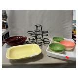 Cupcake Stand, Raffiaware Bowls, Boonton Bowl,
