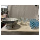 Mid-Century Culver Floral Bowl, 1970ï¿½s Diamond