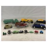 Lot Of Cast Metal Vehicles, Mini Car, Cannons &