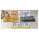 (10) Assorted PA. License Plates & (2) Additional