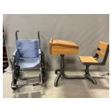 American Girl Doll Wheelchair & School Desk