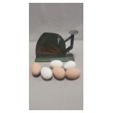 (1) Egg Scale & (6) Ceramic Eggs