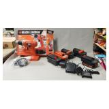 (1) Black And Decker 18V Cordless Drill, (4) 18V