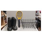 Pair Of Rubber Boots (Size L), Battery Operated