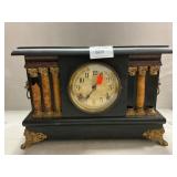 Antique Sessions Mantel Clock, No Key