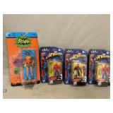 Robin & (3) Spider-Man Figures