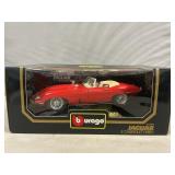 Burago Die-Cast 1961 Jaguar E Cabriolet