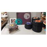 (300) Vintage "45" Records & (4) "78" Records