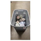 Box Lot Of Assorted Decorative Tins