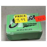 (100) Sierra .22 50 Gr. Rifle Bullets