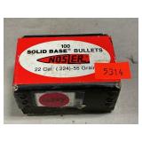 (100) Nosler .22 55 Gr. Bullets