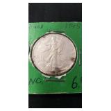 (1) U.S. 1945 Walking Liberty Half Dollar Coin