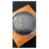 (1) U.S. 1834 Capped Bust "Liberty" Half Dollar