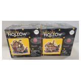 (2) Halloween "Spooky Hollow" Lighted Buildings