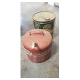 (1) 5 Gallon Metal Gas Can & (1) Additional Can