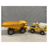 Ertl Dump Truck & Gabriel Cement Truck